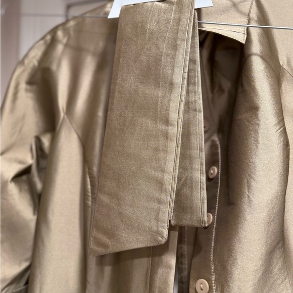 Teri Jon Ricki Freeman satin & brocade dress size 6 3/4 sleeve worn once - Picture 9 of 11